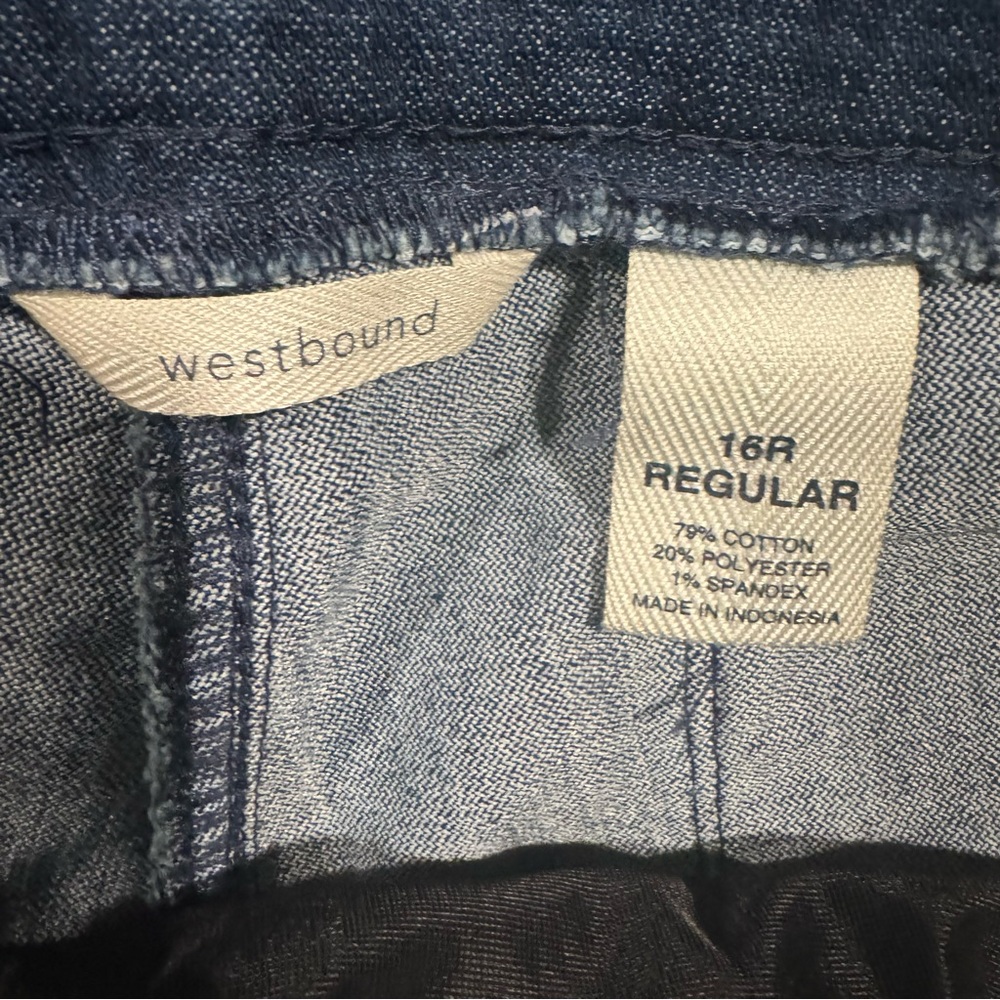 Westbound The Park Avenue Fit Bootcut Denim Jeans Size 16 R - Picture 5 of 11